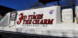 boat wrap lettering in patchogue