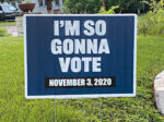 i'm so gonna vote lawn sign