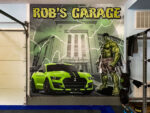 shelby mustang hulk garage wall wrap