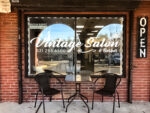 vintage salon storefront
