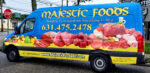 Majestic Foods vehicle wrap